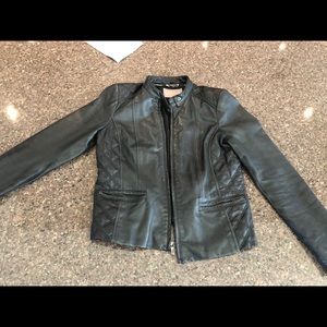 Banana republic genuine lamb leather jacket size S